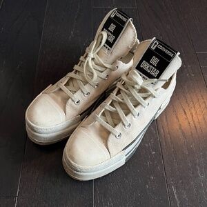 Converse x Rick Owens Size 7.5 Chuck Taylor DBL Darkstar Ox Low women A04955c